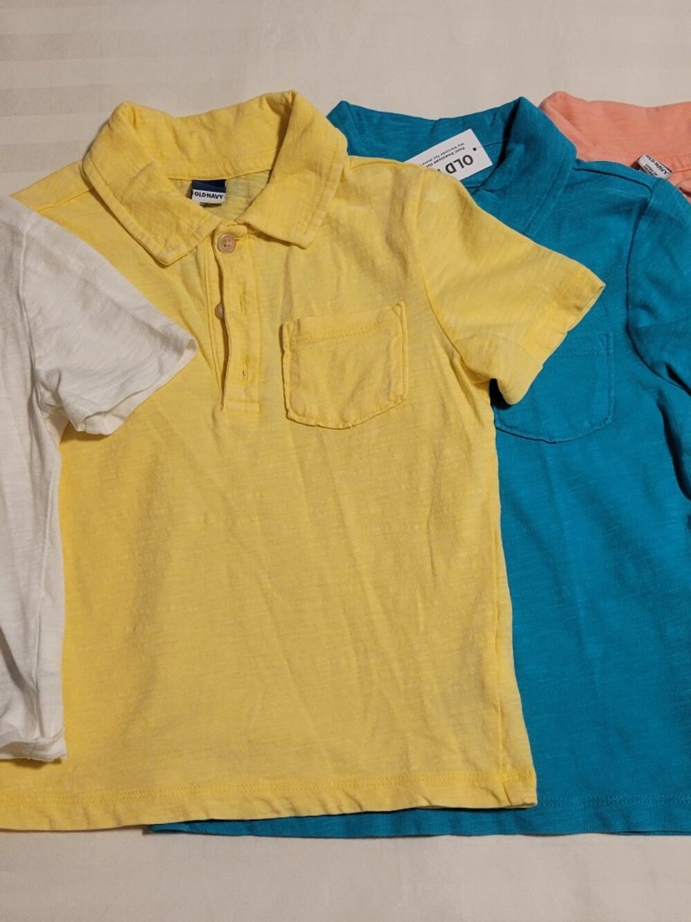 Old Navy Bundle of 4 Short Sleeve Polo Shirts Toddler Boys Size 3T